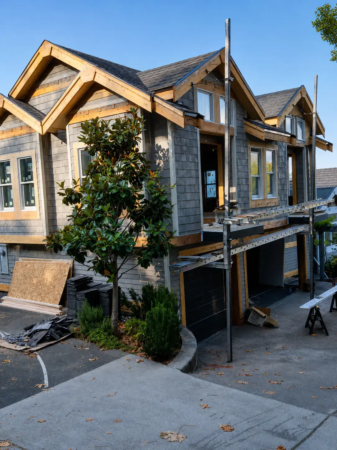 Cedar and siding project