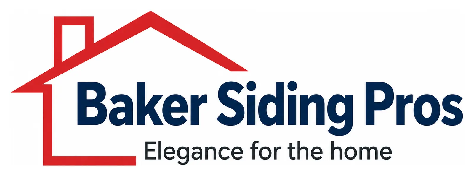 Baker Siding Pros house logo
